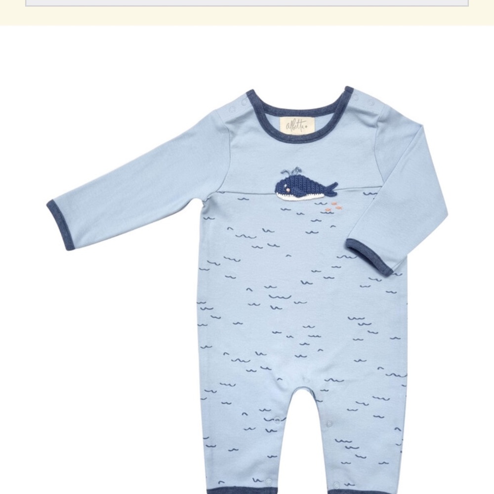 Albetta Wilbert whale romper